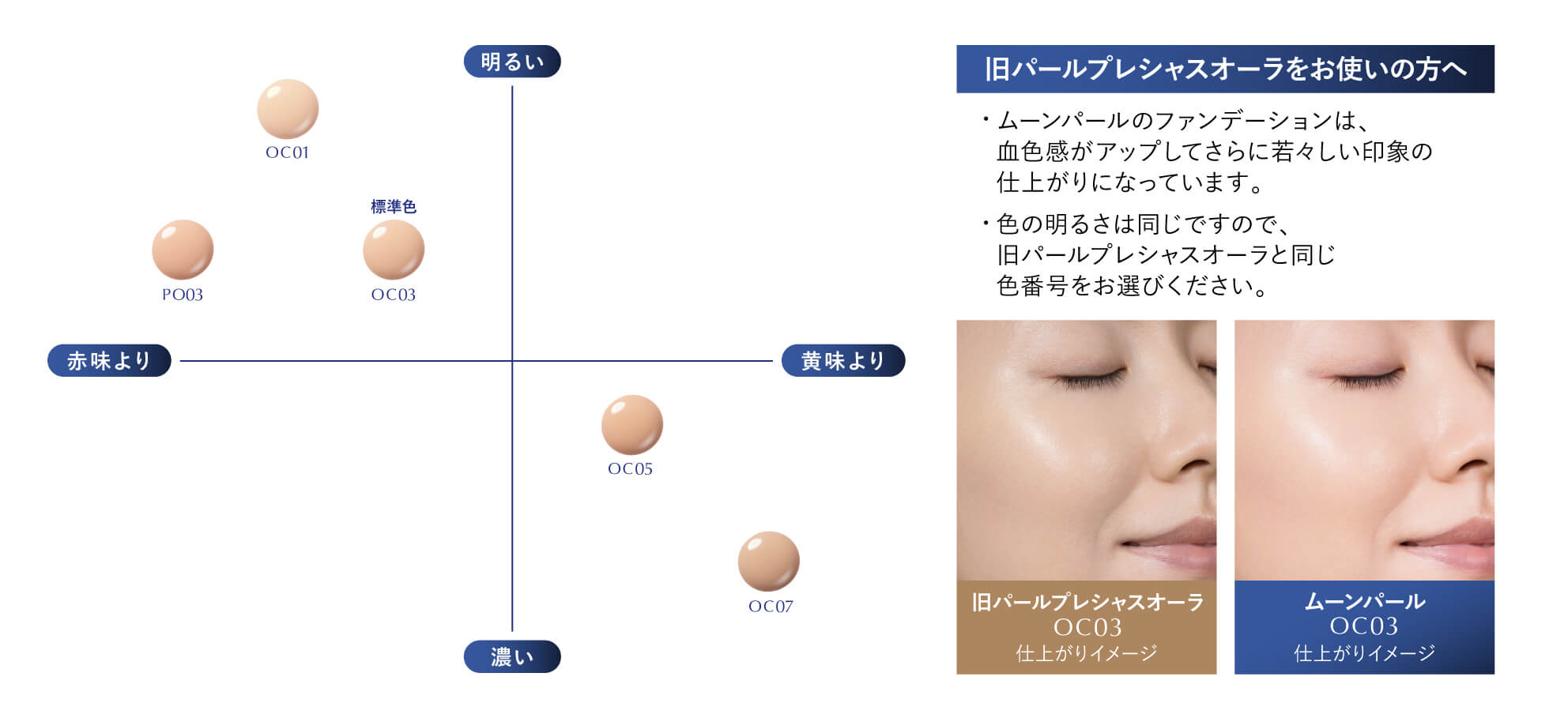 ムーンパール OC03 仕上がりイメージ