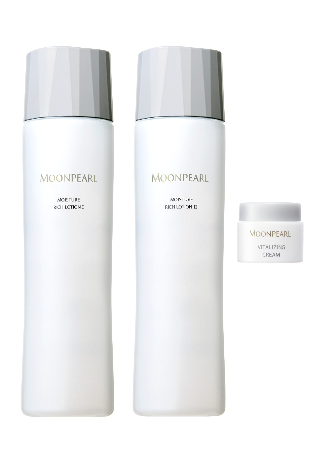 【通販限定プレゼント付き】ムーンパール　モイスチャーリッチ　ローションⅠ/Ⅱ